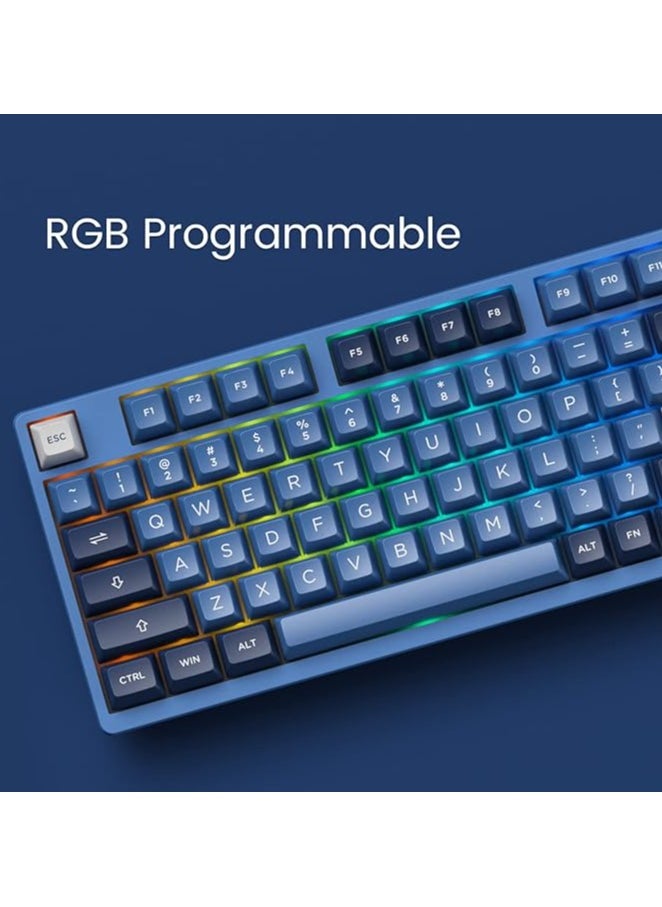 AKKO 3098B Ocean Star Multi-Mode RGB Keyboard - Cream Yellow Pro