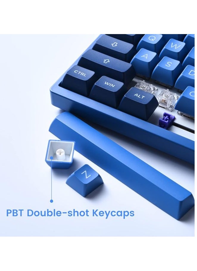 AKKO 3098B Ocean Star Multi-Mode RGB Keyboard - Cream Yellow Pro