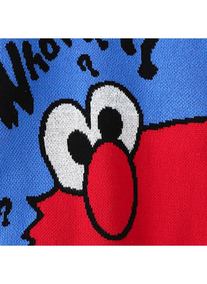 Blue Monster Theme Cardigan/Warmer/Sweater for Toddlers & Kids