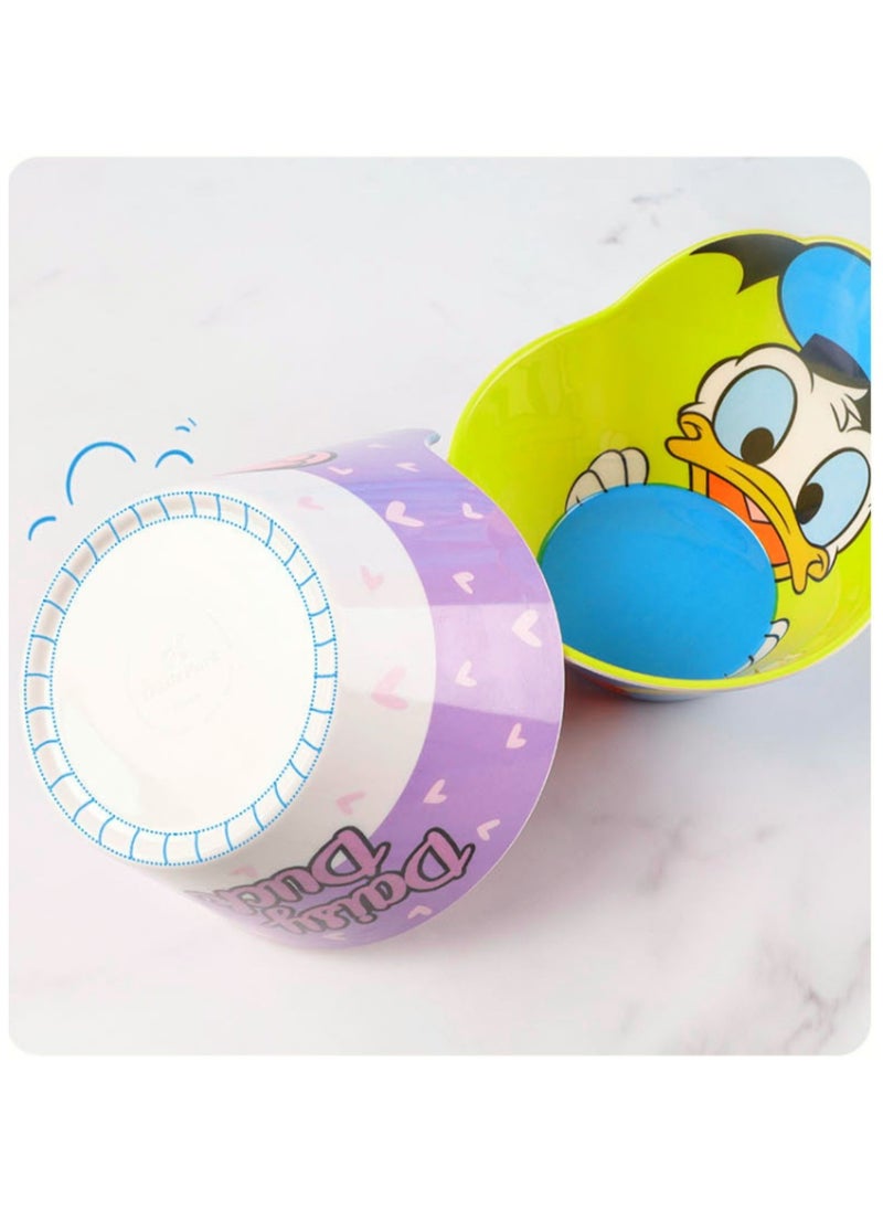 Donald Duck Shaped Kids Bowl – Fun & Colorful Cartoon Character, Durable & BPA-Free, Perfect for Fun Mealtimes