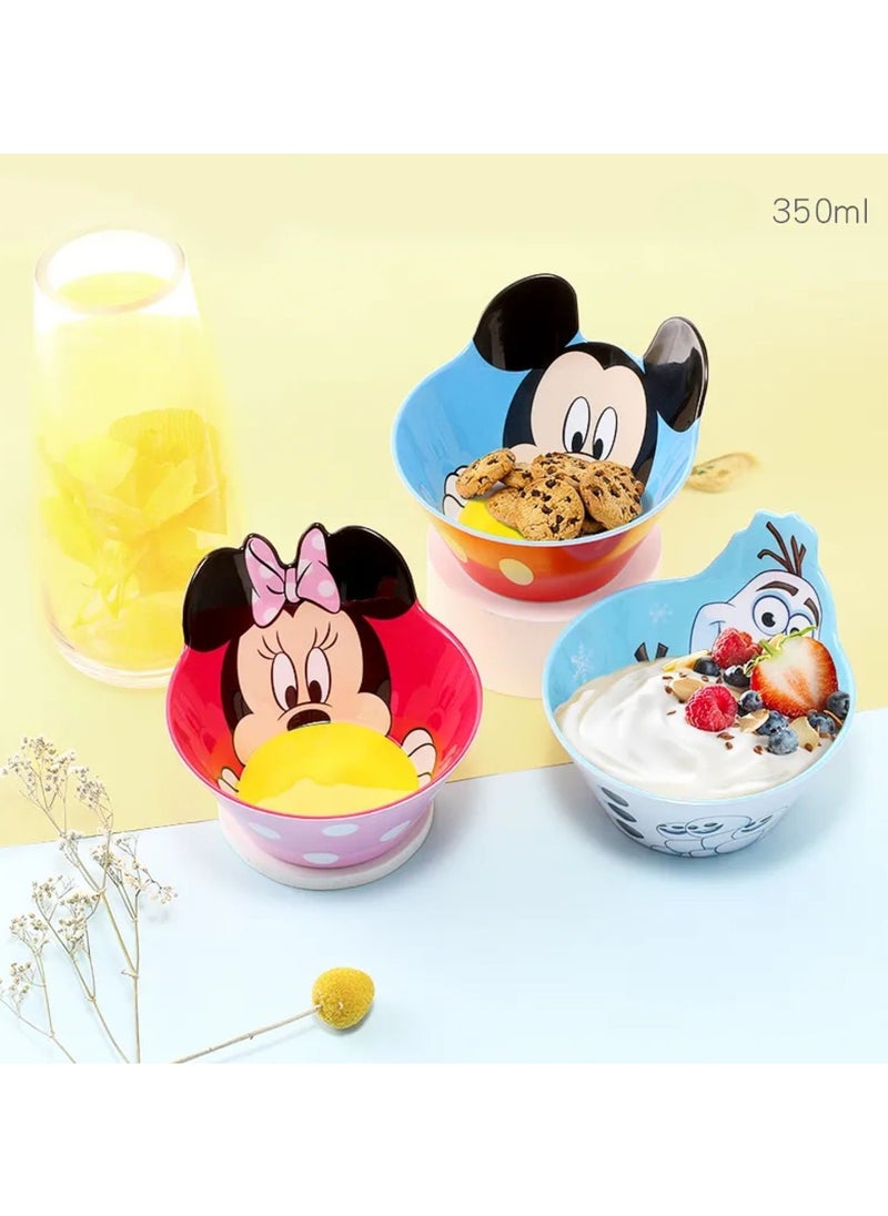 Mickey Mouse Shaped Kids Bowl – Colorful Cartoon Design for Mealtime Fun for Kids & Toddler 650ml