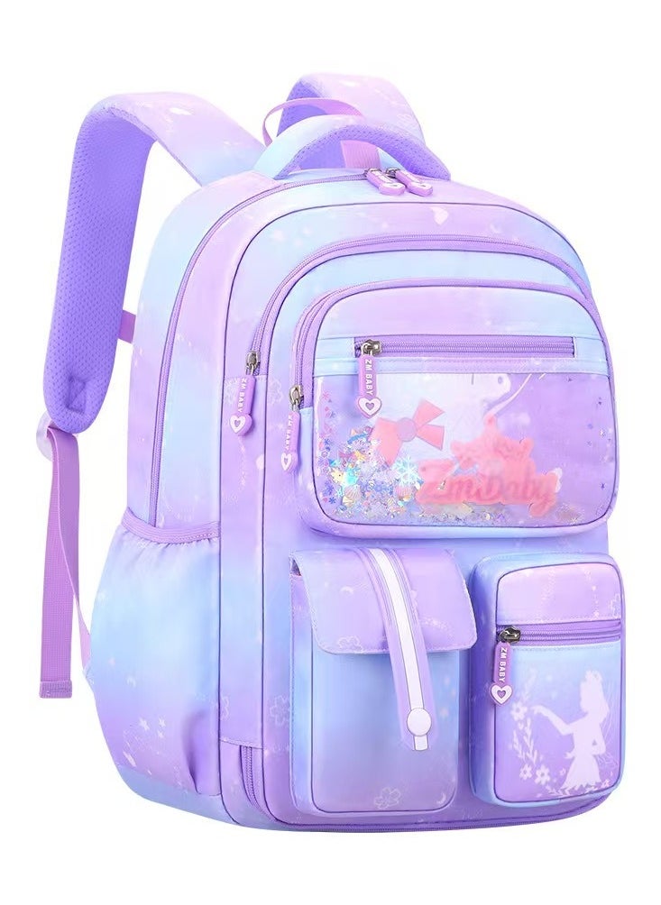 SIJINIAO - New Girls' Backpack, Girls' Backpack, Children's Primary School Backpack,