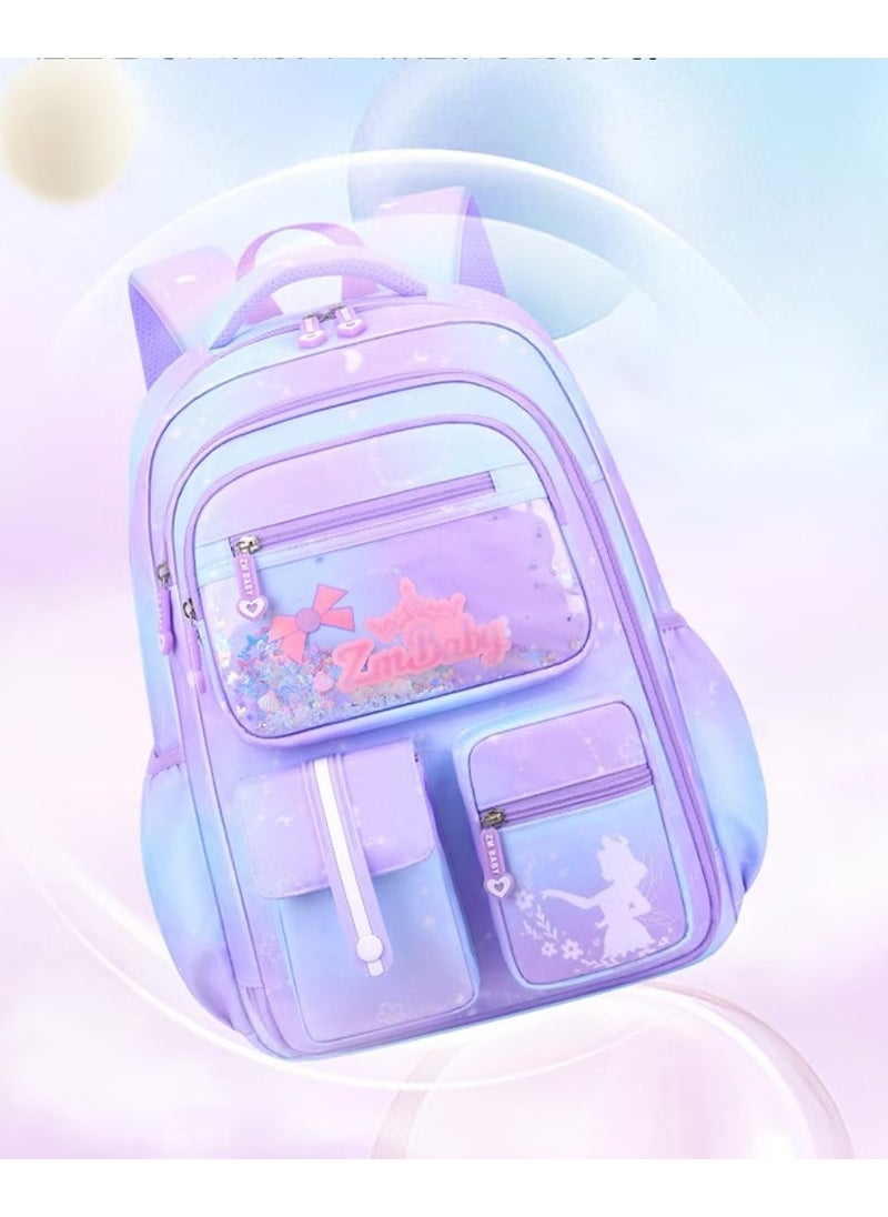 SIJINIAO - New Girls' Backpack, Girls' Backpack, Children's Primary School Backpack,