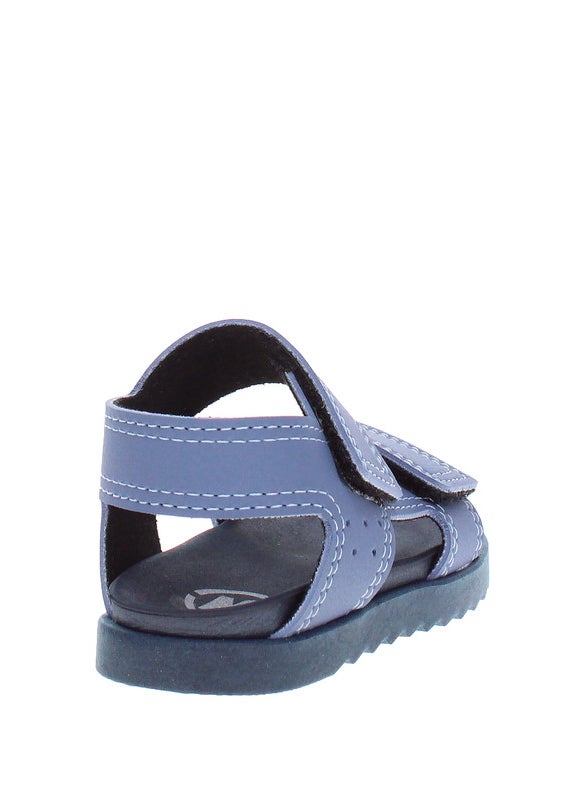 Molekinho Infant Boys Sandals With Back Strap Blue | Made In Brazil