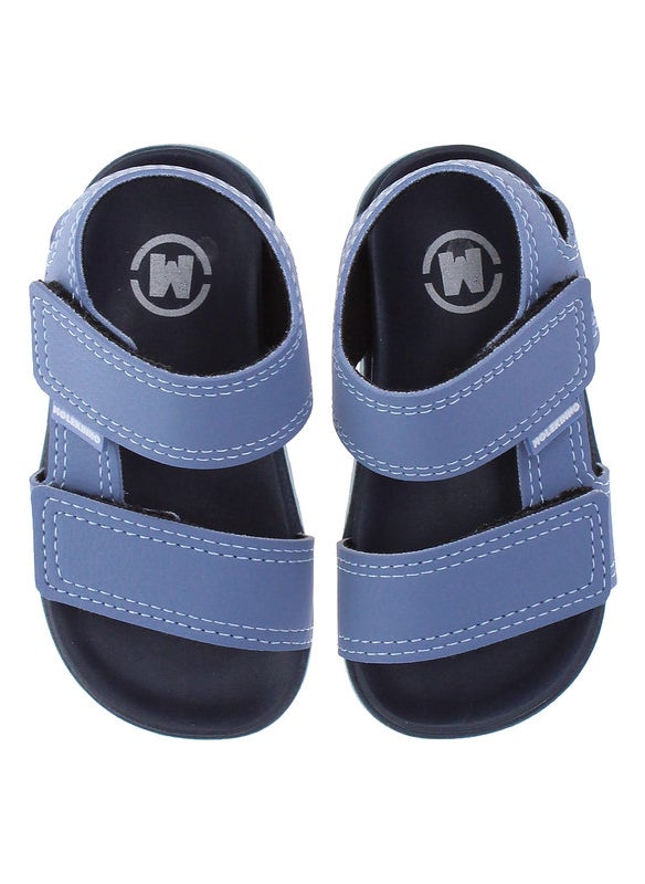 Molekinho Infant Boys Sandals With Back Strap Blue | Made In Brazil
