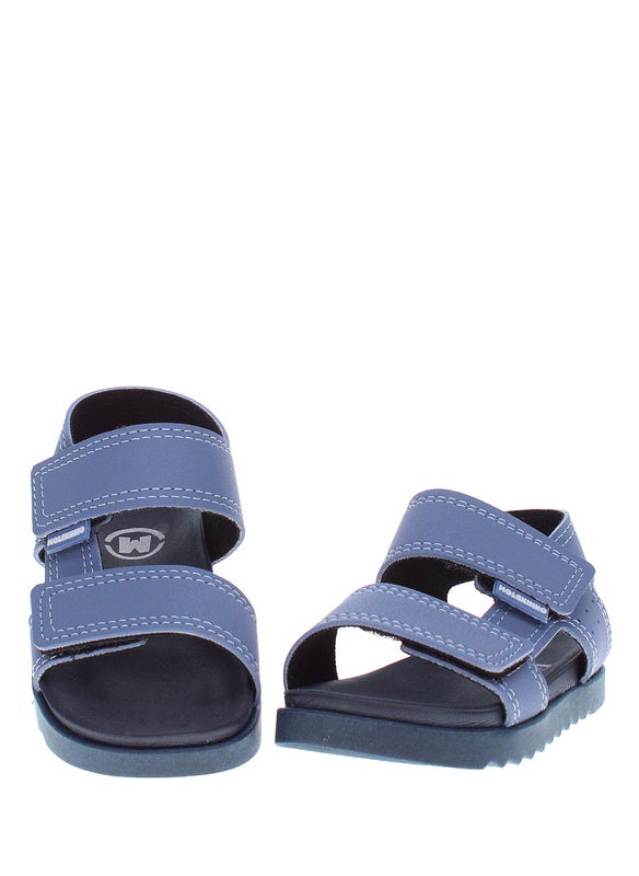 Molekinho Infant Boys Sandals With Back Strap Blue | Made In Brazil