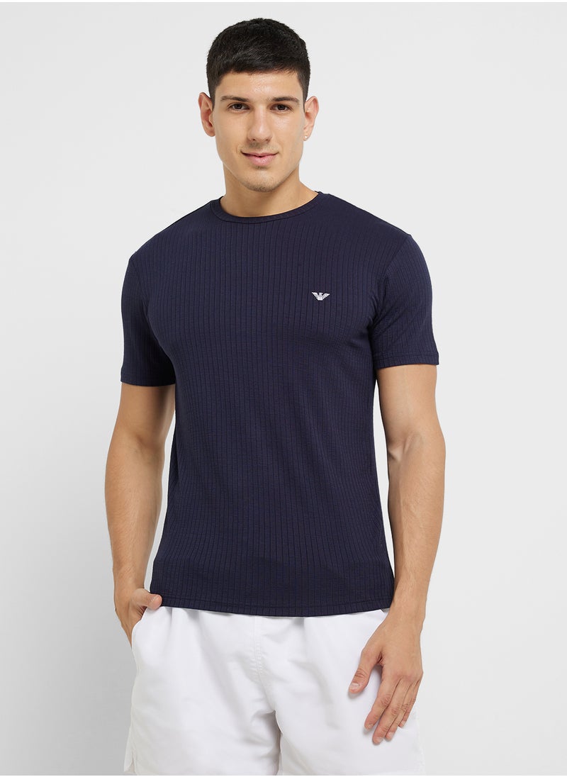 Beachwear Logo Crew Neck T-Shirt