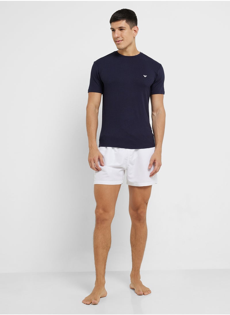Beachwear Logo Crew Neck T-Shirt
