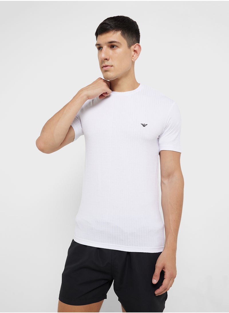 Beachwear Logo Crew Neck T-Shirt