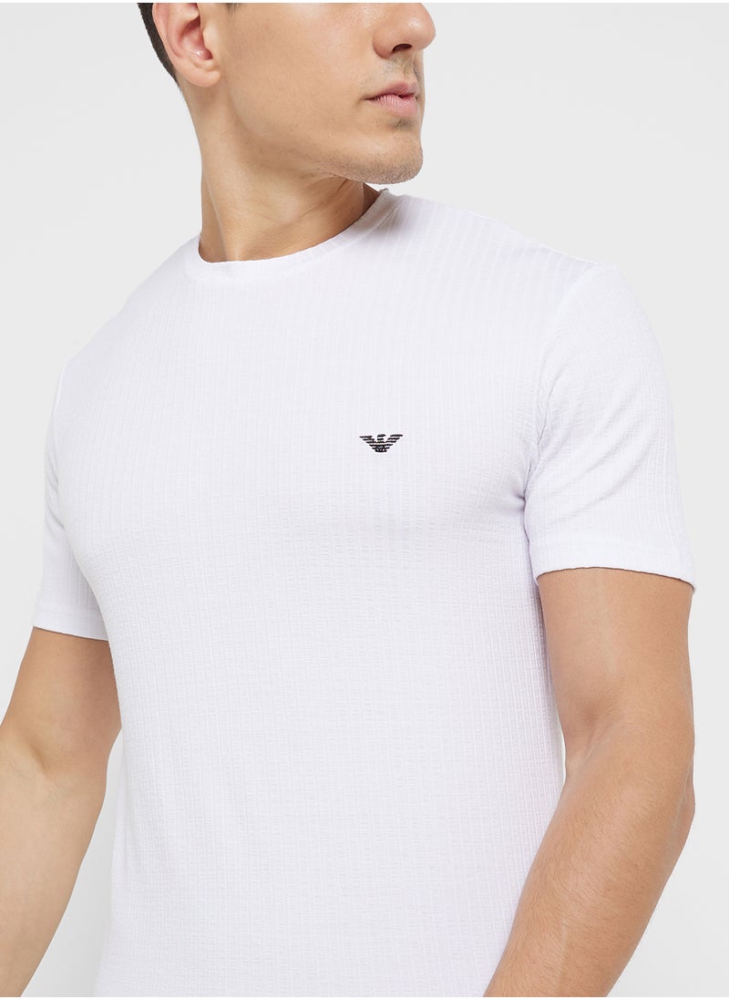 Beachwear Logo Crew Neck T-Shirt