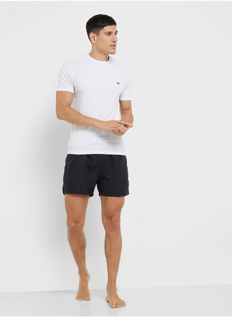 Beachwear Logo Crew Neck T-Shirt