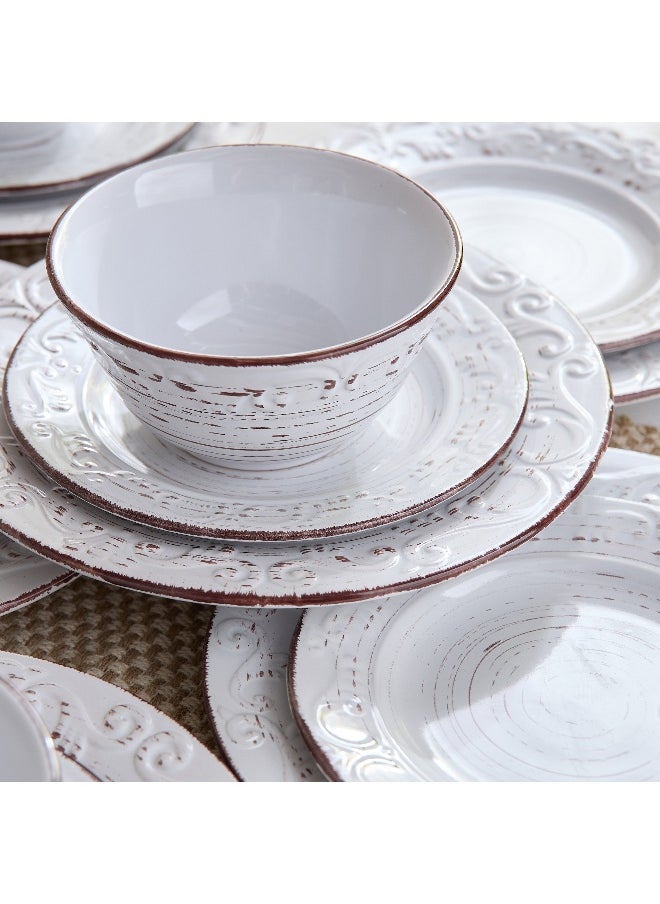 Eleganza Nuit 18-Piece Dinner Set - Serves 6