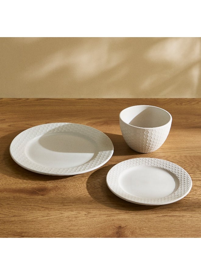 Eleganza Timber 12-Piece Dinner Set - Serves 4