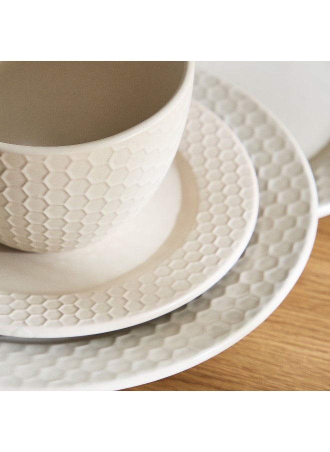 Eleganza Timber 12-Piece Dinner Set - Serves 4