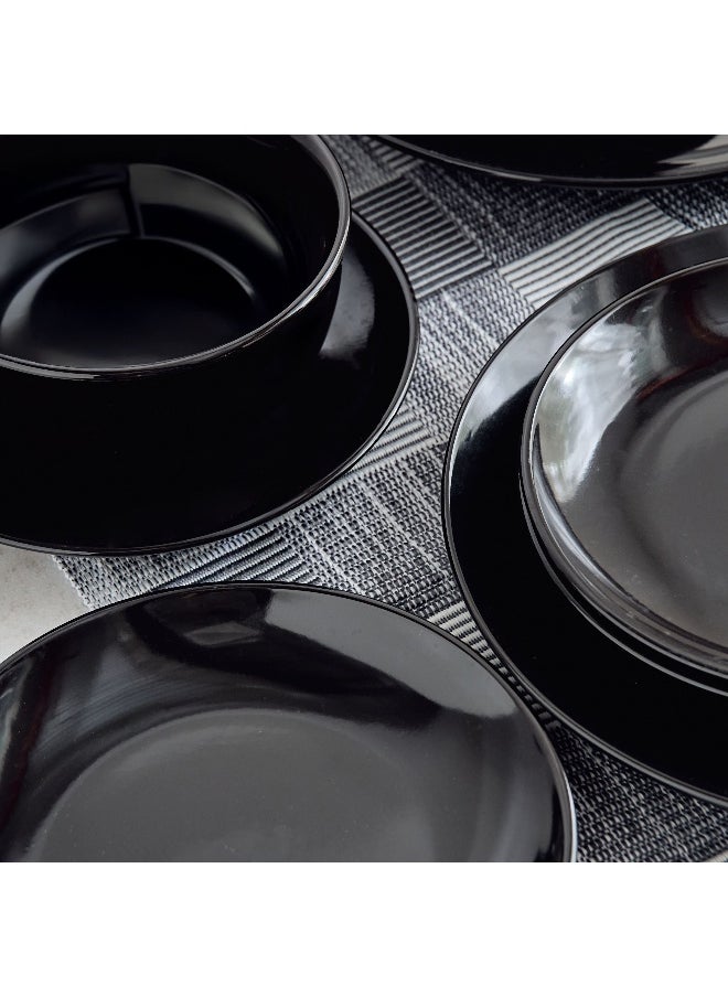Eleganza 16-Piece Glossy Dinner Set - Serves 4