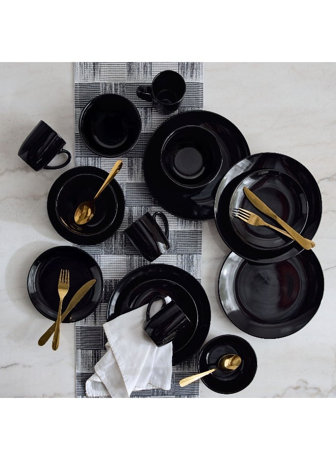 Eleganza 16-Piece Glossy Dinner Set - Serves 4