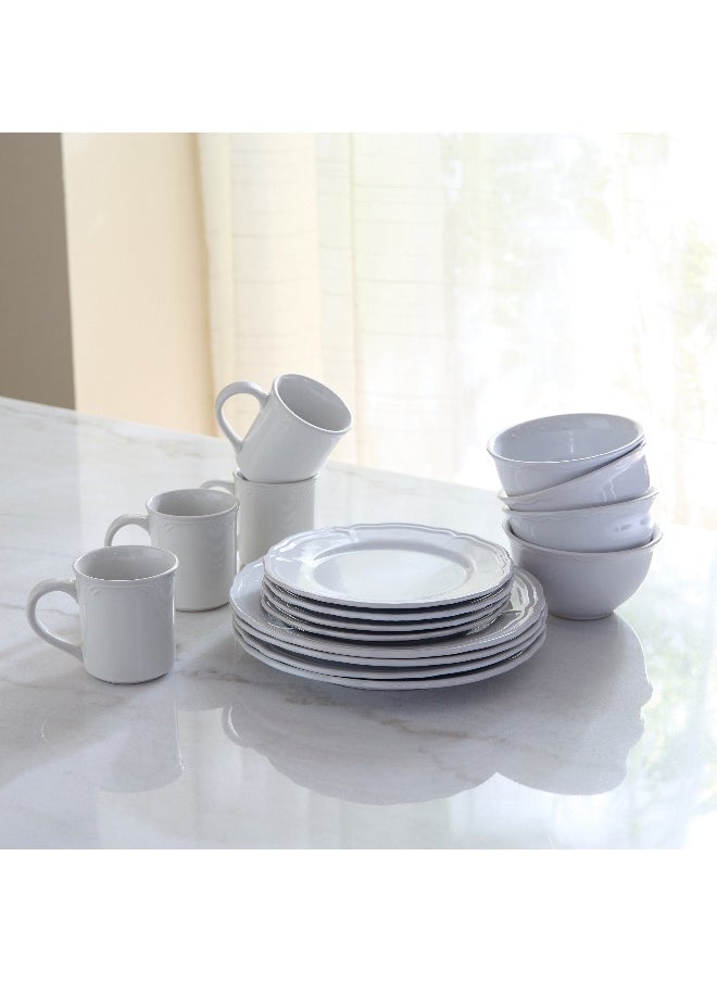 Eleganza Bella 16-Piece Dinner Set - Serves 4