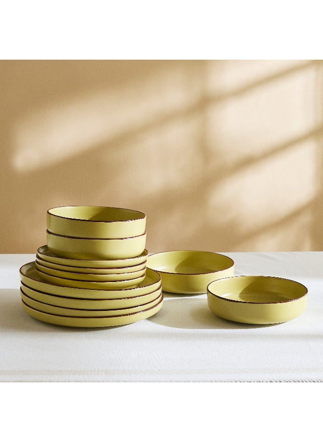 Eleganza Aurora 12-Piece Dinner Set - Serves 4