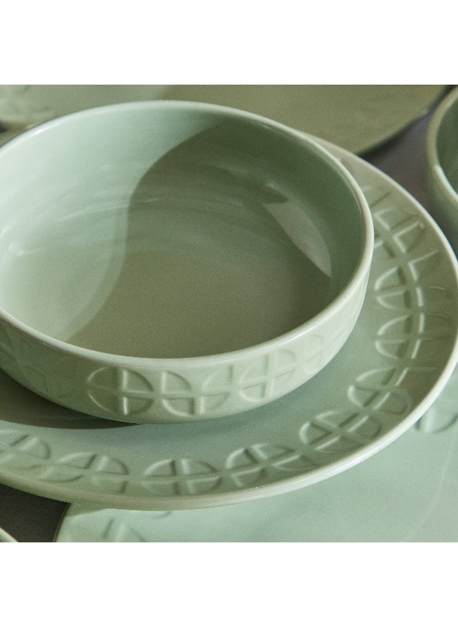 Eleganza Ebony 12-Piece Dinner Set - Serves 4