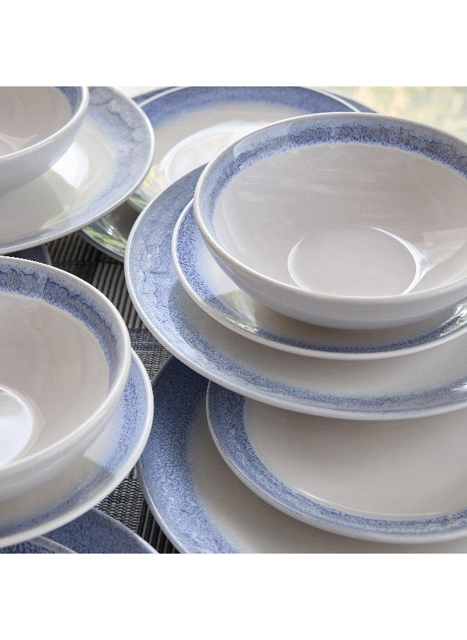 Eleganza Swirl 18-Piece Dinner Set - Serves 6