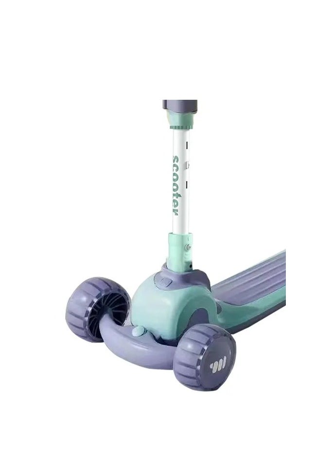 Factory Price - Portable 3 Wheels Kids Pedal Scooter - Purple