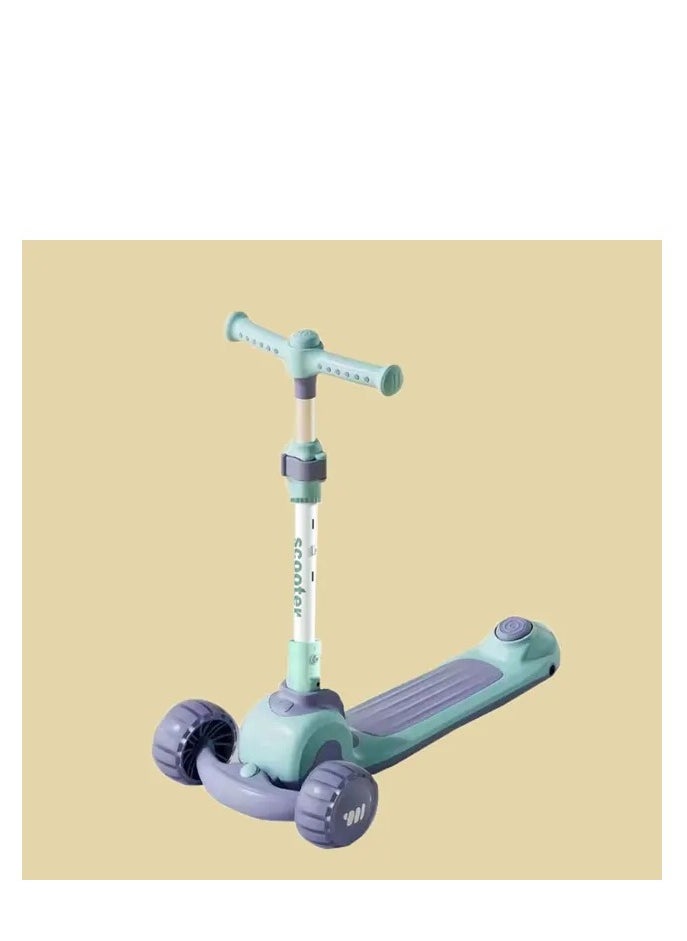 Factory Price - Portable 3 Wheels Kids Pedal Scooter - Purple