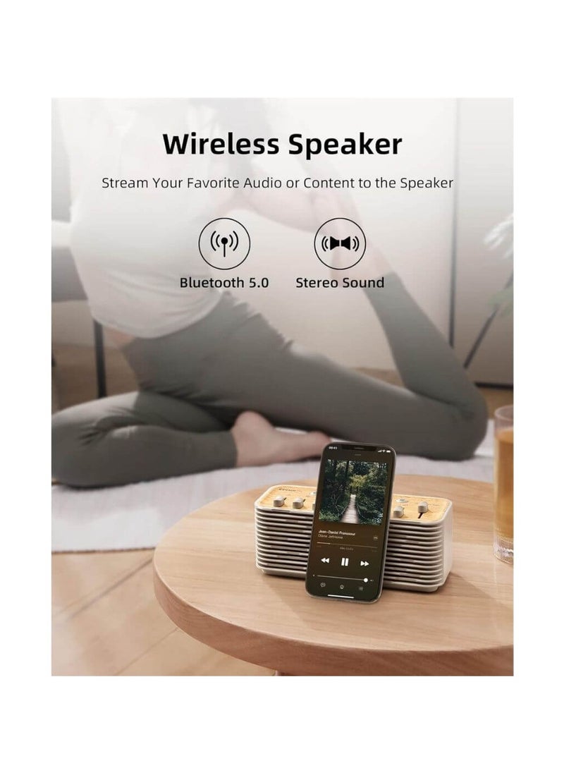 Ezvalo Sound Machine Bluetooth Speaker with 255+ Mixing Options | Night Light |Sleep Timer