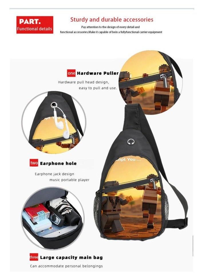 Universal cartoon new three-piece schoolbag - 1417