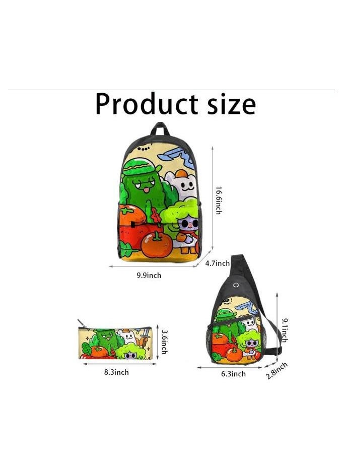 Universal cartoon new three-piece schoolbag - 39