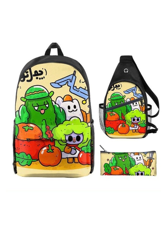 Universal cartoon new three-piece schoolbag - 39