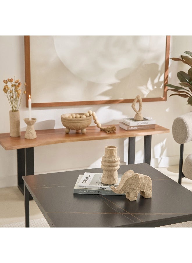 Whyton Travertine Vase - 8.5x7.5x20 cm