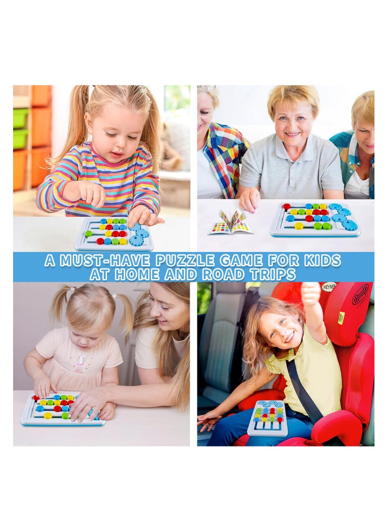 Color Matching Puzzle Toys, Montessori Learning Toys u0026 Color Sorting Early Education, STEM Toys Brain Teasers Game, Travel Learning Gift Toys for Kids Ages 3 +, Brain Teasers Logic Game