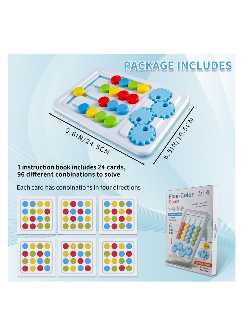 Color Matching Puzzle Toys, Montessori Learning Toys u0026 Color Sorting Early Education, STEM Toys Brain Teasers Game, Travel Learning Gift Toys for Kids Ages 3 +, Brain Teasers Logic Game
