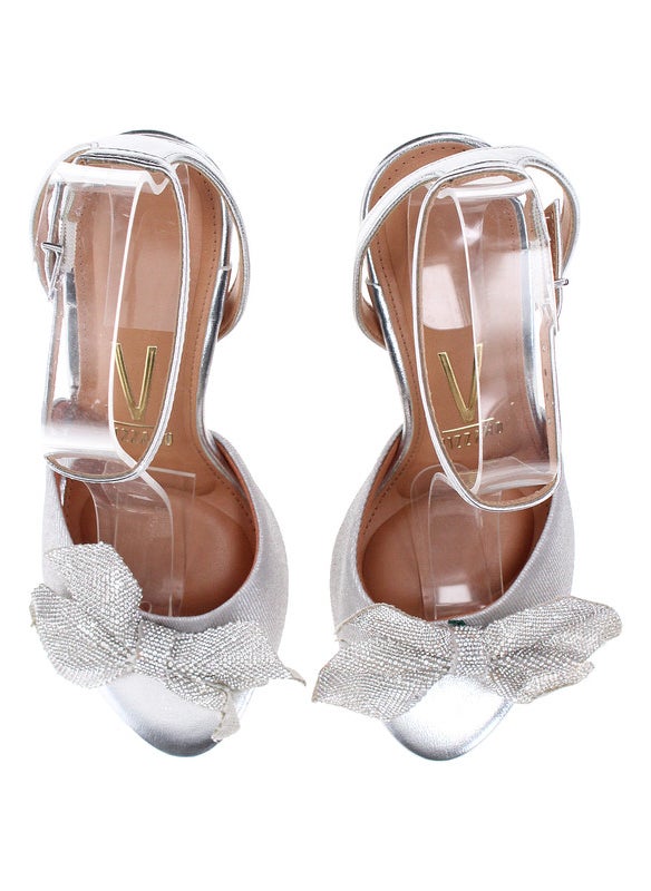 Vizzano Ladies Party Sandals Silver | Made In Brazil