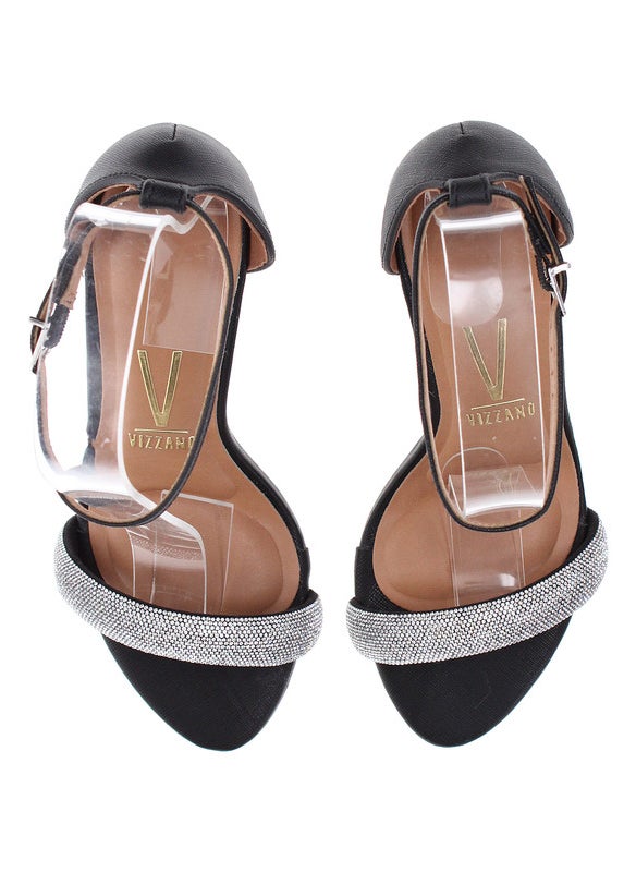 Vizzano Ladies Party Sandals Black | Made In Brazil