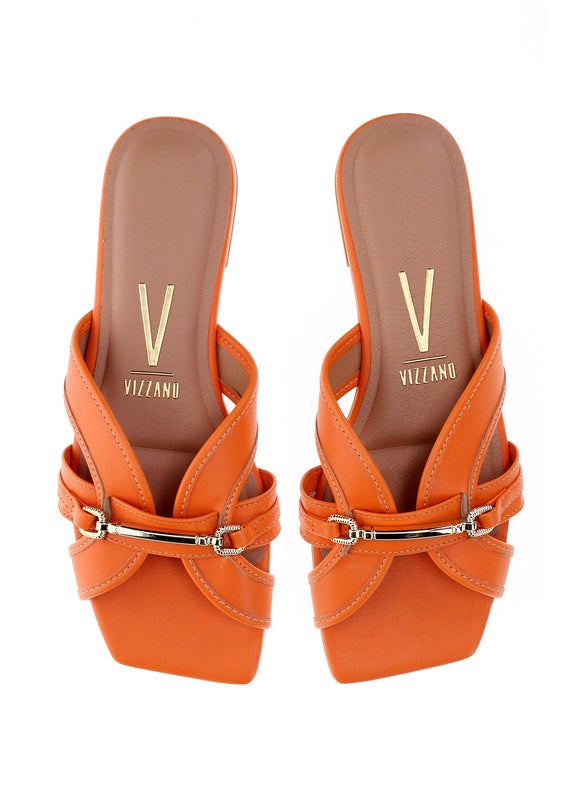 Vizzano Ladies Flat Sandals Orange | Made In Brazil