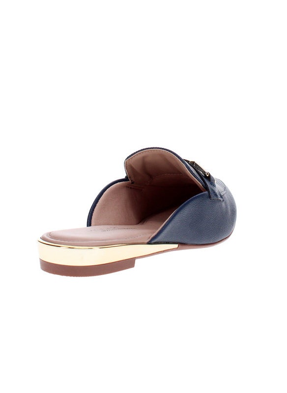 Modare Ladies Flat Sandals Navy Blue | Made In Brazil