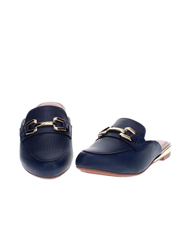 Modare Ladies Flat Sandals Navy Blue | Made In Brazil