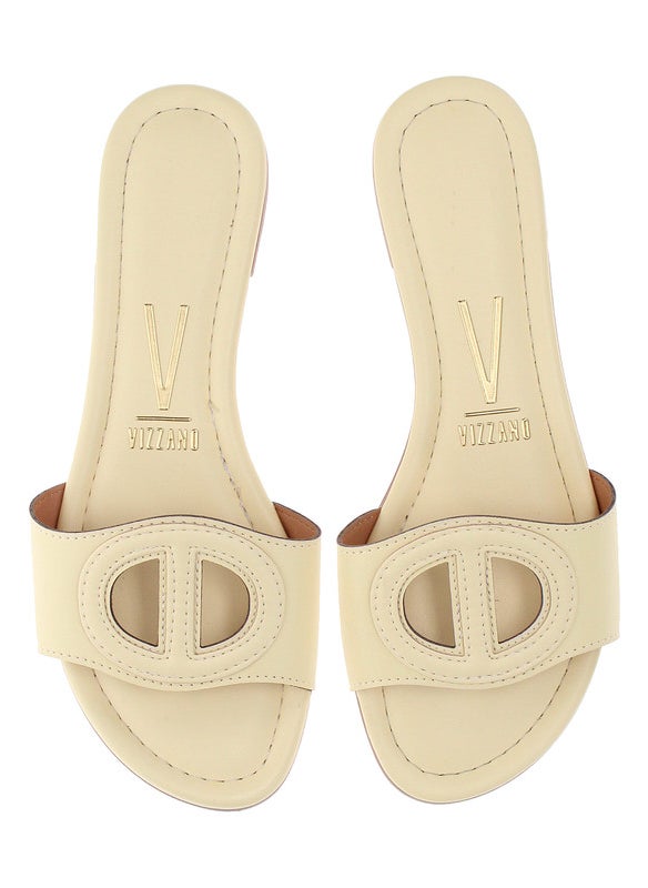 Vizzano Ladies Flat Sandals Yellow | Made In Brazil