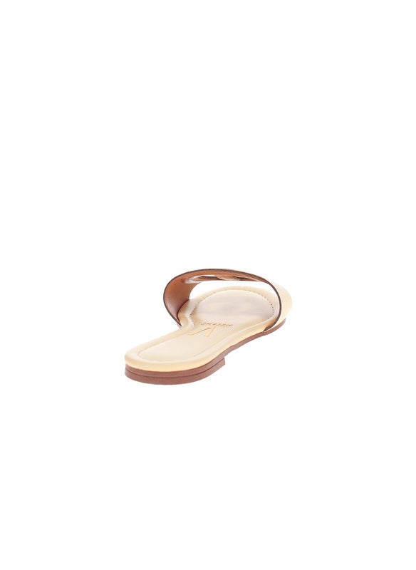 Vizzano Ladies Flat Sandals Yellow | Made In Brazil