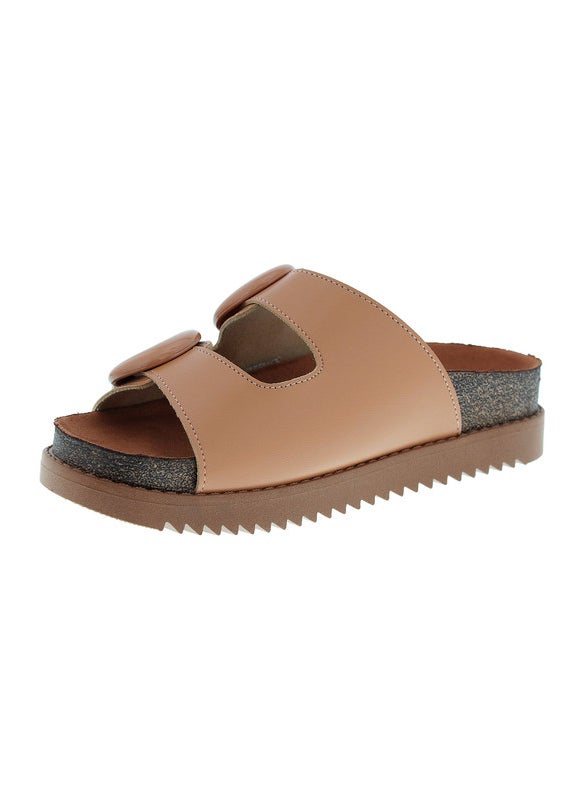 Moleca Ladies Flat Sandals Nude | Made In Brazil
