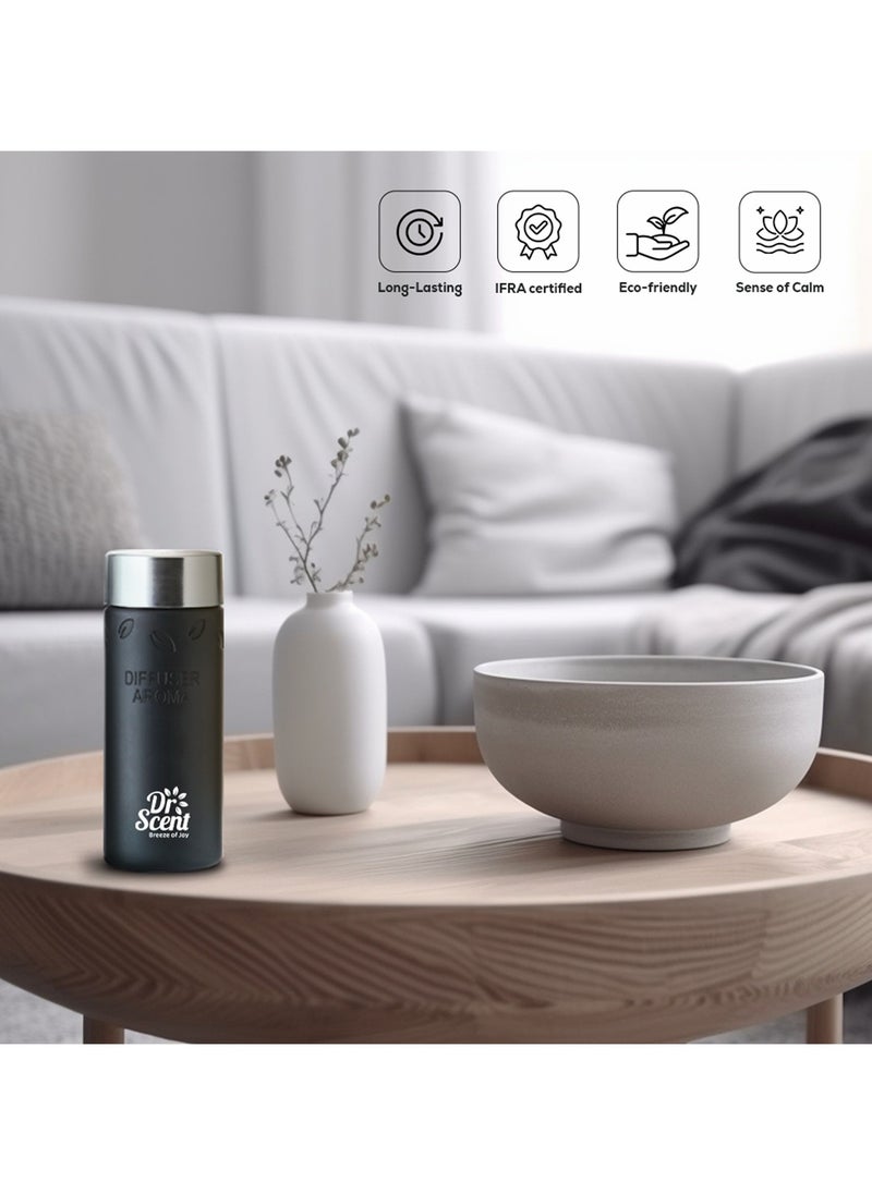 Dr Scent Diffuser Aroma Crystal, Feel the Distinctive Notes of Apple Juice, with Fresh Sicilian Lemon and Notes of Peach, Ending with Strong Notes of Apple Blossom (170ml)