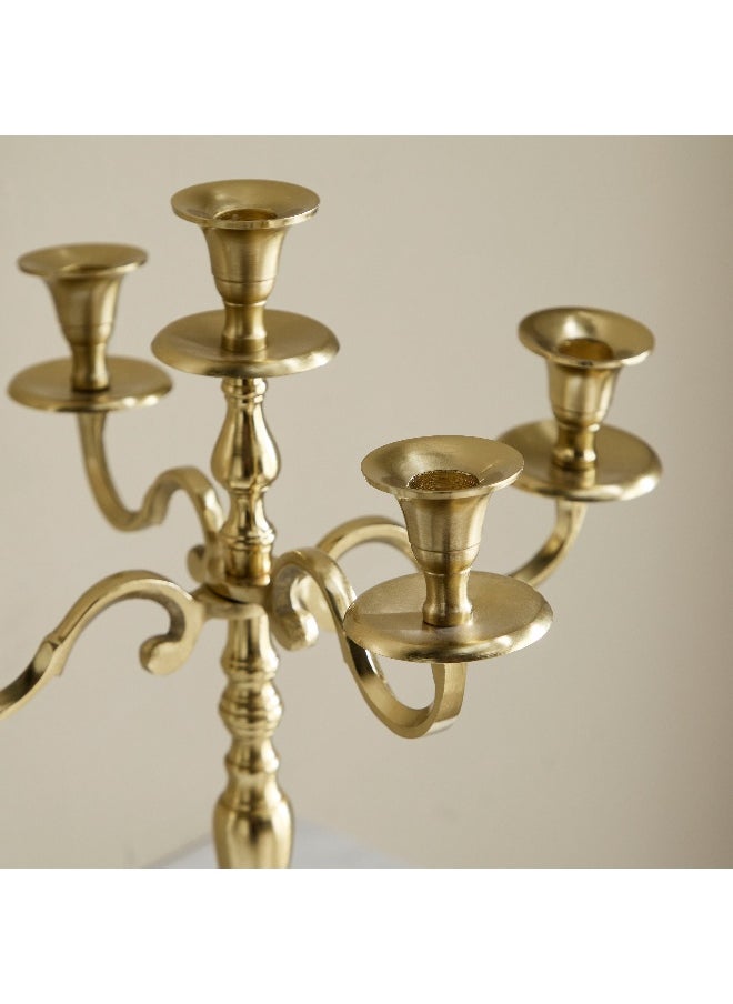 Avya Aluminium 5-Arm Candelabra - 34x34x50.5 cm
