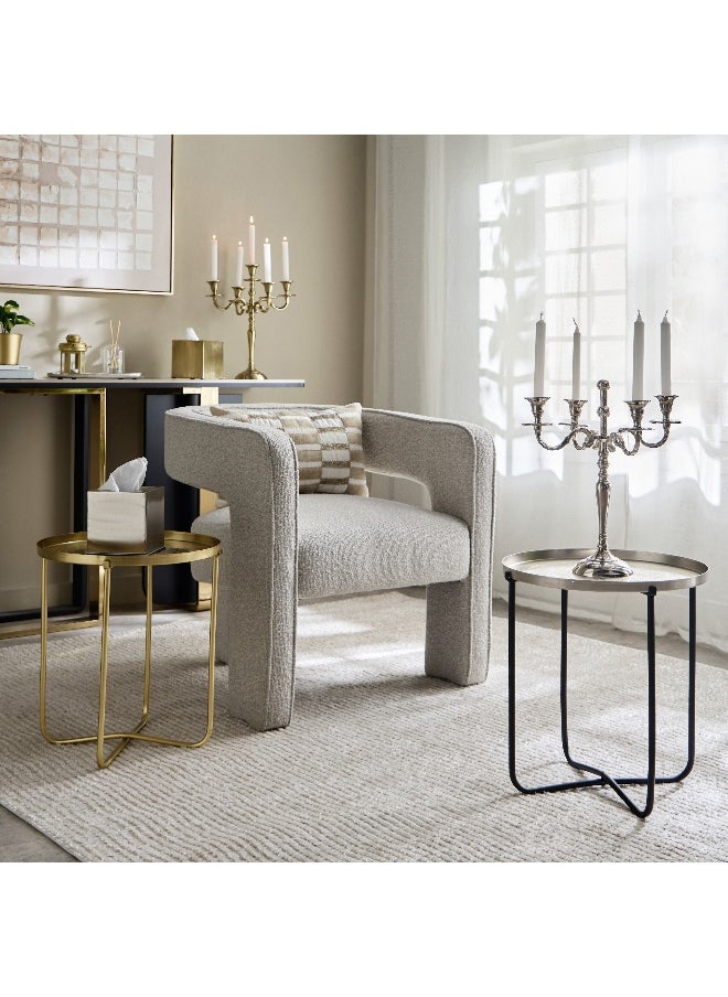 Avya Aluminium 5-Arm Candelabra - 34x34x50.5 cm