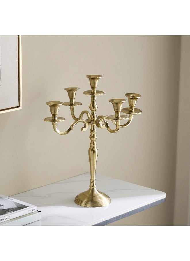 Avya Aluminium 5-Arm Candelabra - 34x34x50.5 cm