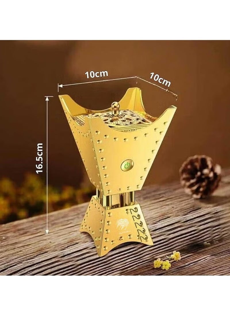 Electronic Incense Burner Cordless Oud Censer Rechargeable Aromatherapy Machine Arabic Incense Holder