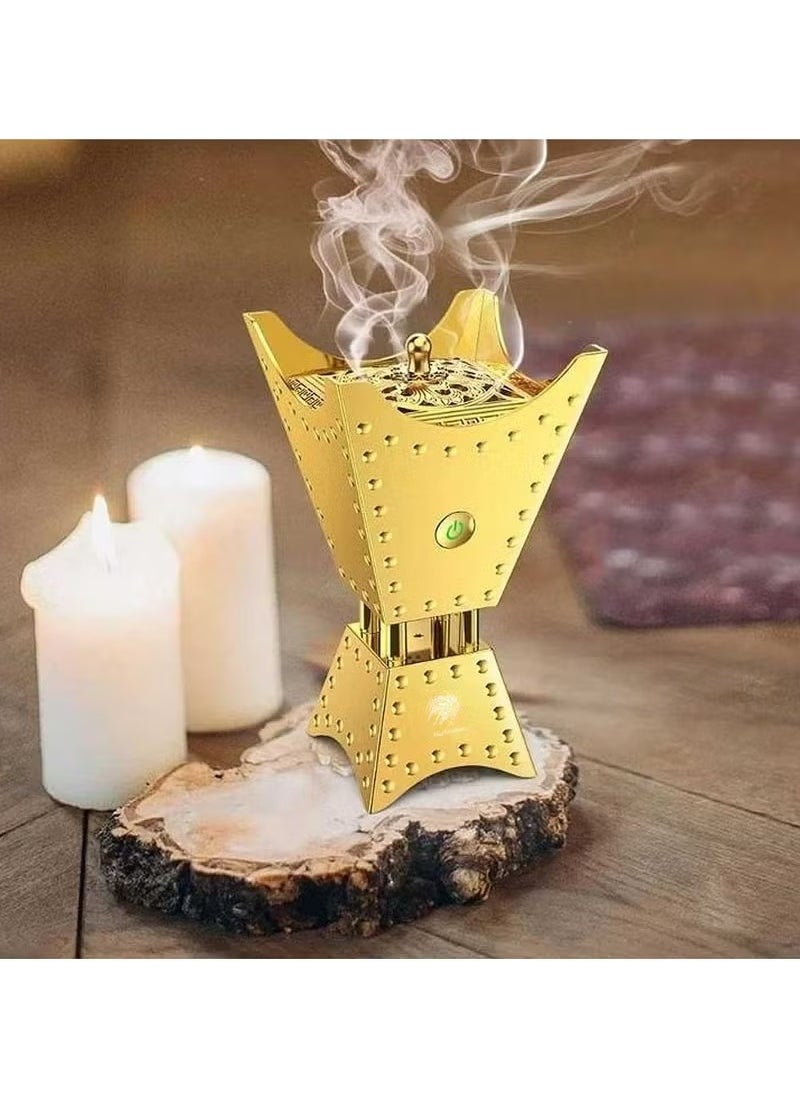 Electronic Incense Burner Cordless Oud Censer Rechargeable Aromatherapy Machine Arabic Incense Holder