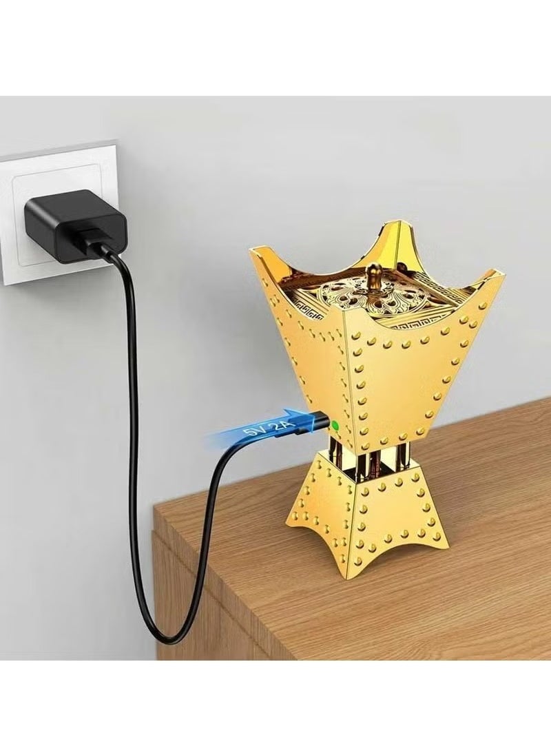 Electronic Incense Burner Cordless Oud Censer Rechargeable Aromatherapy Machine Arabic Incense Holder