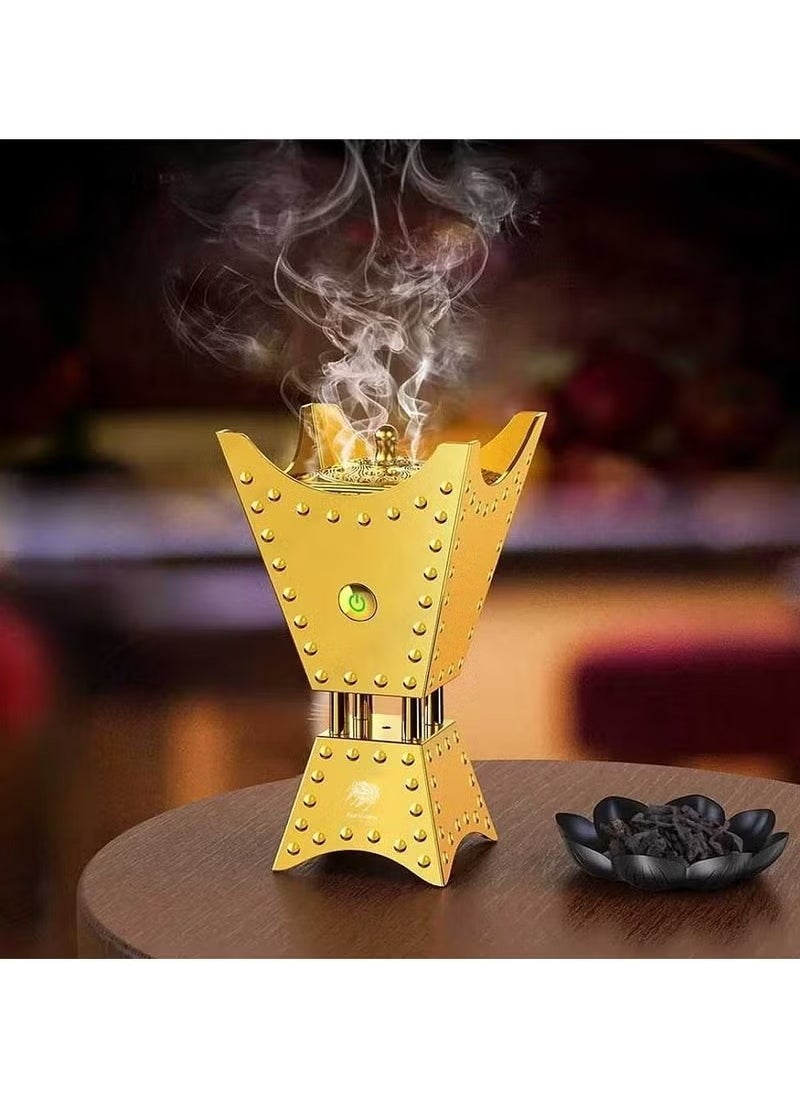 Electronic Incense Burner Cordless Oud Censer Rechargeable Aromatherapy Machine Arabic Incense Holder