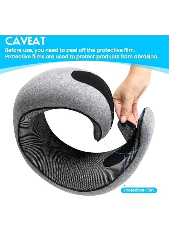 2024 New Memory Foam Travel Pillow for Airplanes,Neck Pillow for Traveling,Neck Plus Travel Pillow,Neck Plus Travel Neck Pillow